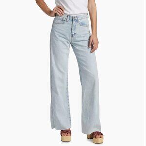 Veronica Beard Light High-Rise Wide-Leg 'Taylor' Jeans
